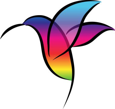 beyaz arkaplanda izole edilmiş logo çizimi