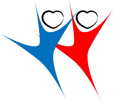 beyaz arkaplanda izole edilmiş logo çizimi