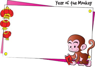 Çizgi film cadılar bayramının bir sınırının vektör çizimi