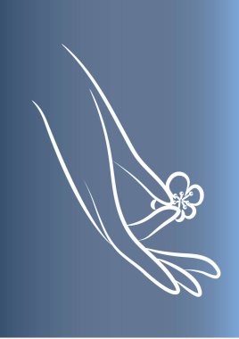 çiçek web vektör resimleme arkaplanı