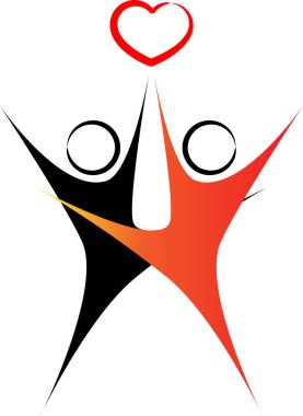 beyaz arkaplanda izole edilmiş logo çizimi