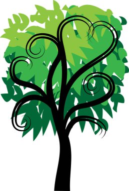 güzel dizayn uzun ağaçlar