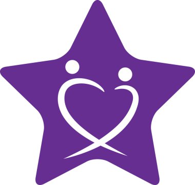 beyaz arkaplanda izole edilmiş logo çizimi