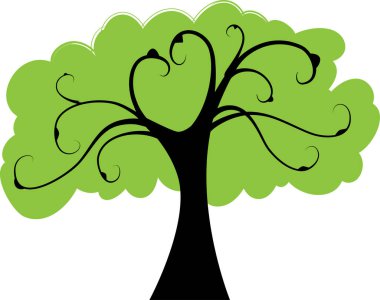 güzel dizayn uzun ağaçlar