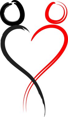 beyaz arkaplanda izole edilmiş logo çizimi