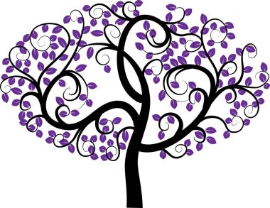 güzel dizayn uzun ağaçlar