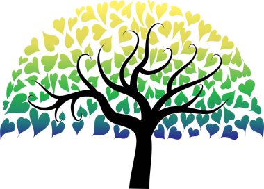 güzel dizayn uzun ağaçlar