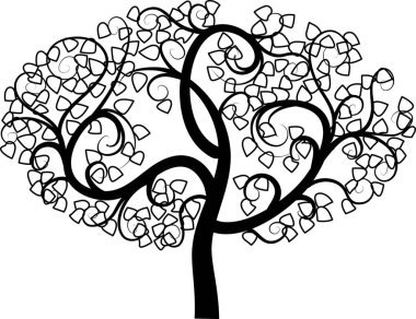 güzel dizayn uzun ağaçlar