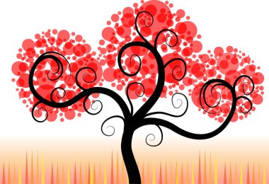 güzel dizayn uzun ağaçlar