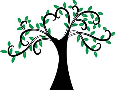 güzel dizayn uzun ağaçlar