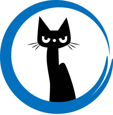 beyaz arka planda izole edilmiş küçük sevimli kedi çizgi filmi, romantik konsept 