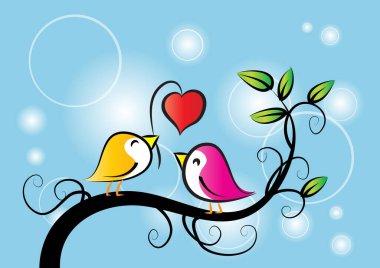 kuş vektör çizimi arkaplanı 