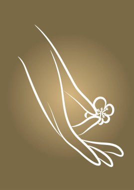 çiçek web vektör resimleme arkaplanı