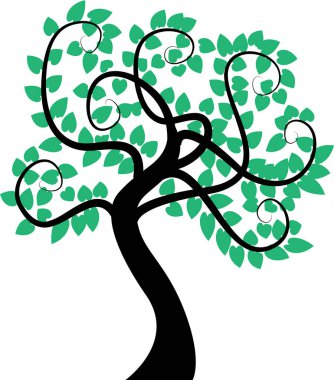 güzel dizayn uzun ağaçlar