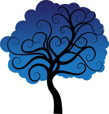 güzel dizayn uzun ağaçlar