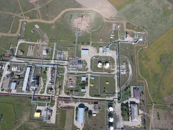 Ayırma sistemi, üstten görünüm. Aerophotographing istasyonu ayırma ve dehidrasyon.