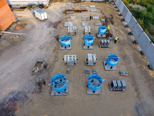 Trafo Merkezi yakınındaki demiryolu inşaatı