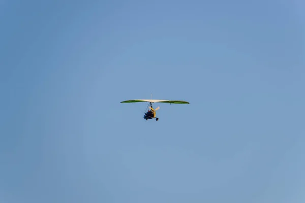 Blagoveshchenskaya Rusia Julio 2018 Trike Volando Cielo Con Dos Personas — Foto de Stock