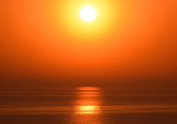 Sonnenaufgang Über Dem Meer Assow Meer Sonnenaufgang — Stockfoto