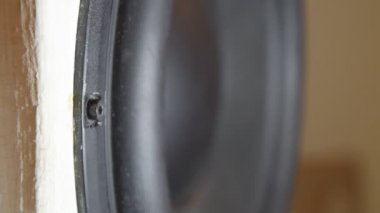 Müzik çalarken hoparlör hareketi.