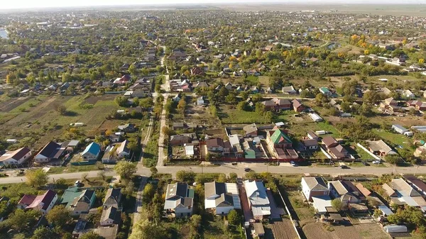 Вид Зверху Села Село Губернським Вид Зверху Села Можна Побачити — стокове фото