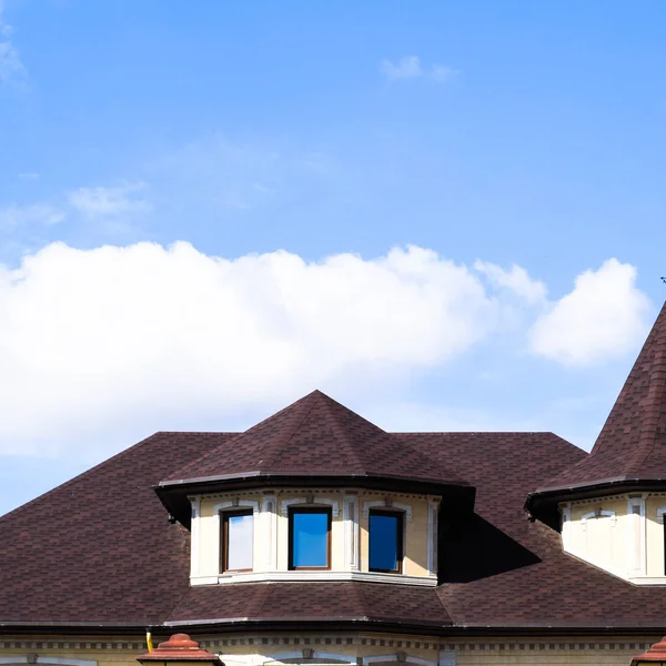 Decorative Metal Tile Roof Types Roof Roofs Decorative Metal Roof — Stock Photo, Image