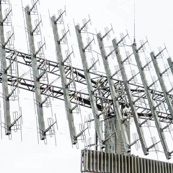 Militaire Radar Antenne Een Raster Van Kleine Antennes Verzameld Groot — Stockfoto