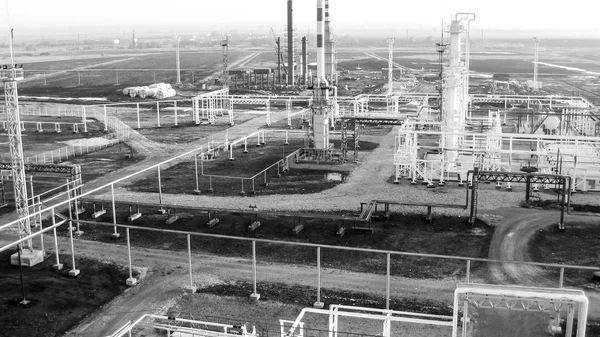 炼油厂 主要炼油设备 — 图库照片