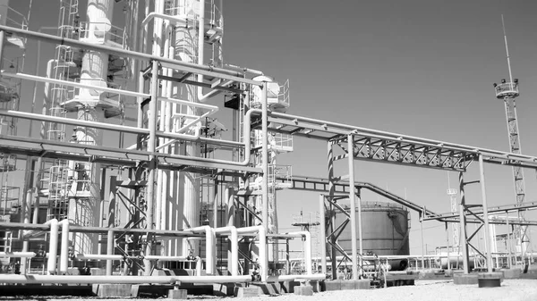 Raffinaderiet Utrustning För Primära Oljeraffinering — Stockfoto