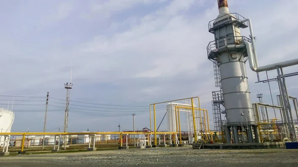 Forno Para Aquecimento Óleo Refinaria Equipamento Para Refino Petróleo — Fotografia de Stock