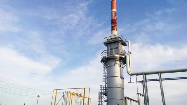 Horno Para Calentar Aceite Refinería Equipo Para Refino Petróleo — Foto de Stock