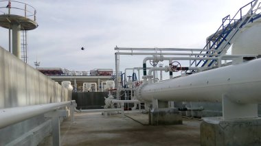 Bir rafineri ısı eşanjörü