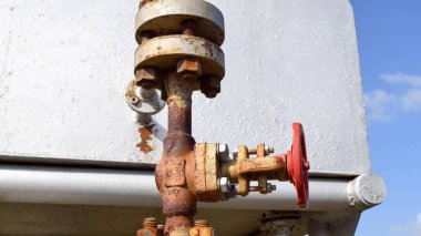 Kapama vanaları yüksek basınçlı ekipman akışı. Petrol donanımı