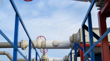 Çelik servis platformu ve merdiven