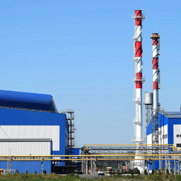 Grande planta para processamento de sucata de metal — Fotografia de Stock