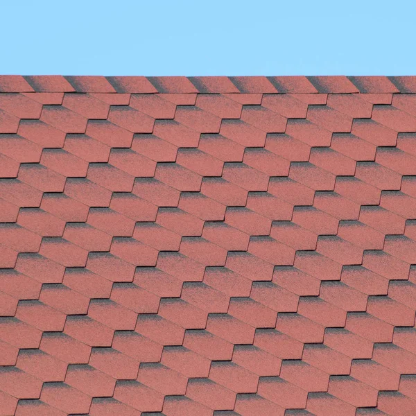 Decorative metal tile on a roof — Stock Photo, Image
