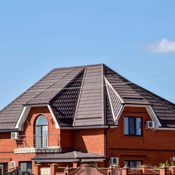 Roof metal sheets — Stock Photo, Image