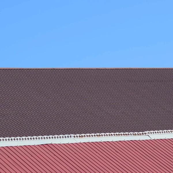 Çatı metal yaprak — Stok fotoğraf