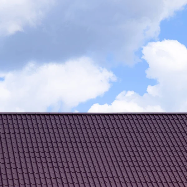 A hullámlemez tető — Stock Fotó