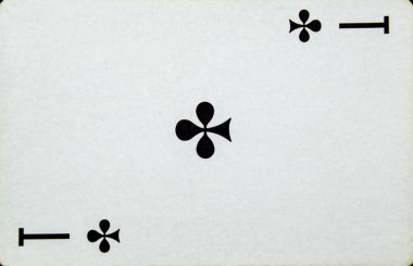 Kart oynarken Ace takım elbise.