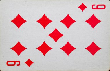 Dokuz elmas oynarken kart, Suit bubi.