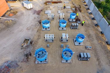 Trafo Merkezi yakınındaki demiryolu inşaatı.