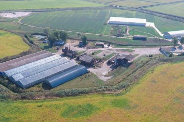 Hangar tarım ürünleri depolama için galvaniz metal yaprak