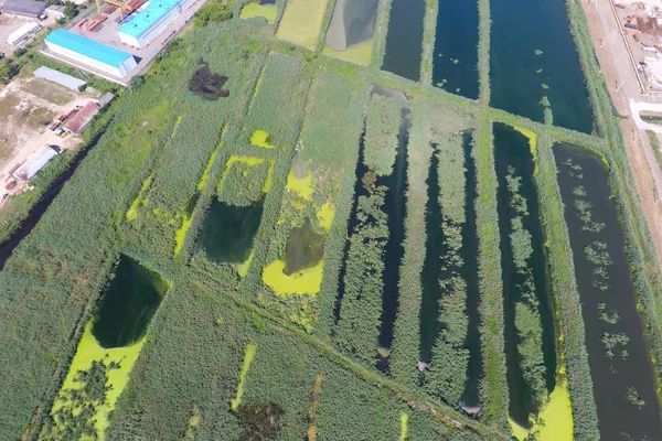 The sewage treatment plant in Slavyansk-on Kuban. Water for sewa