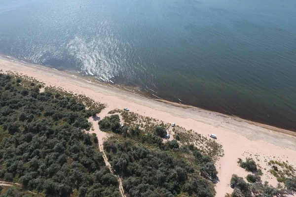 Vista dall'alto del mare di Azov — Foto Stock