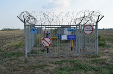 Gaz boru hattının kapatılmasında eskrim valfi