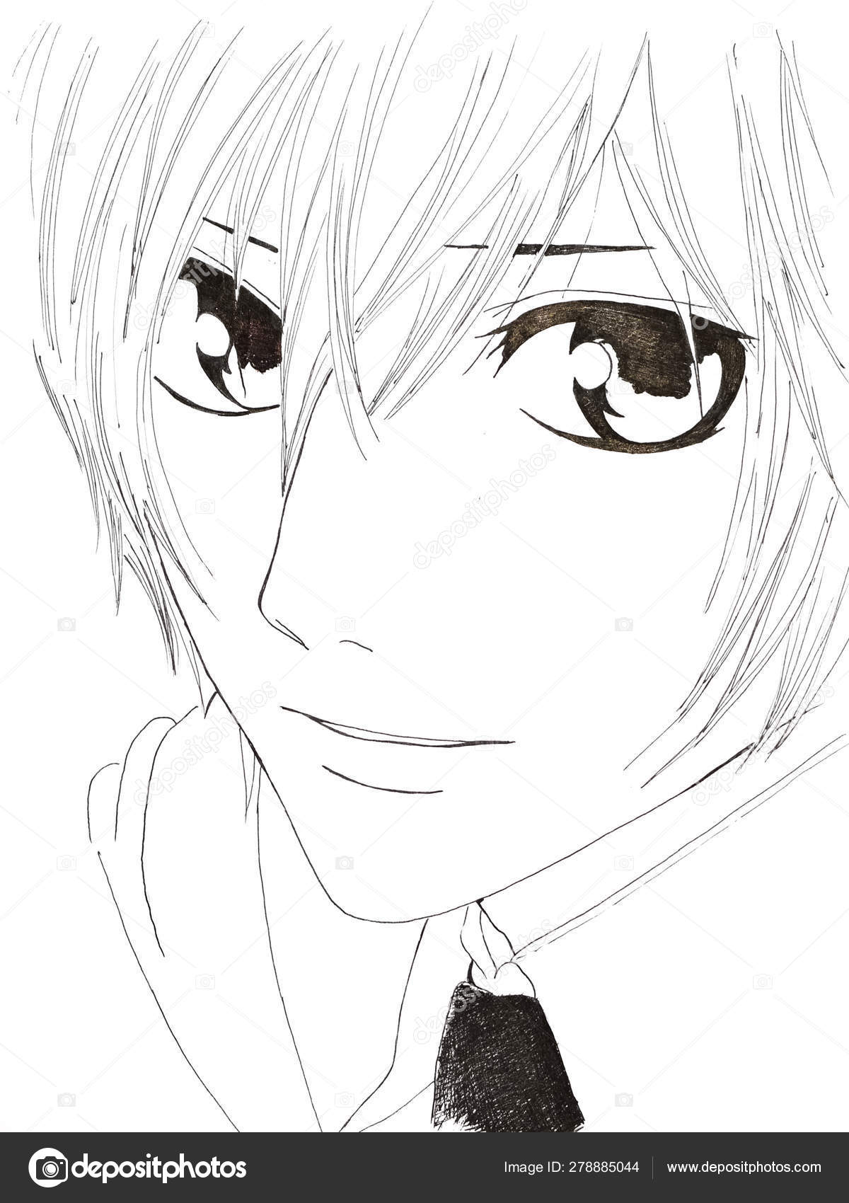 Drawing in the style of anime. Image of a man in the picture in the style of Japanese anime Stock Photo by ©Leonid_Eremeychuk 278885044 Drawing in the style of anime. Image of a man in the picture in the style of Japanese anime Stock Photo by ©Leonid_Eremeychuk 278885044