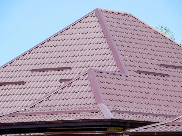 Roof metal sheets — Stock Photo, Image