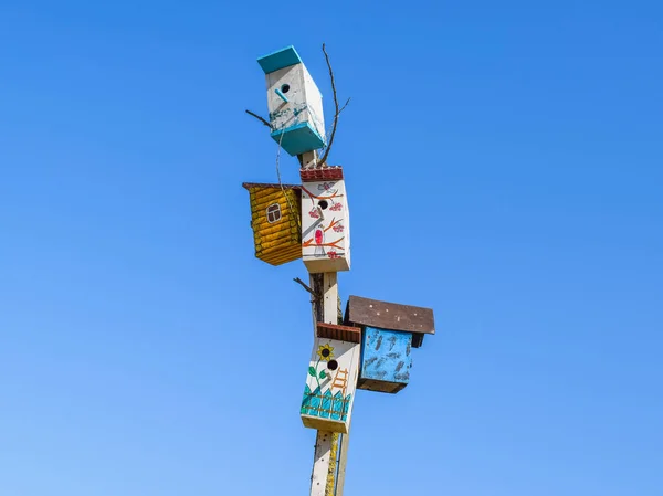 Birdhouses, madarak ház — Stock Fotó