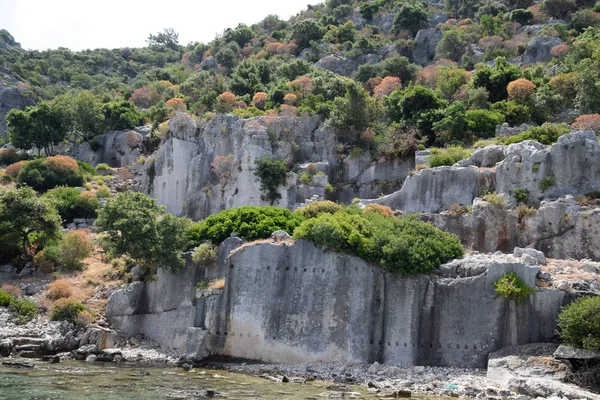 As ruínas da cidade de Mira, Kekova — Fotografia de Stock